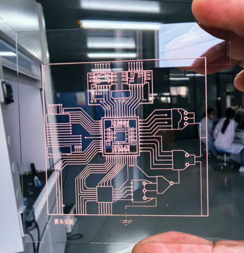 Pure copper printed circuit